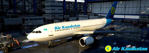 INI Simulations A310 Air Kazakstan UN-A3102 - for Microsoft Flight Simulator