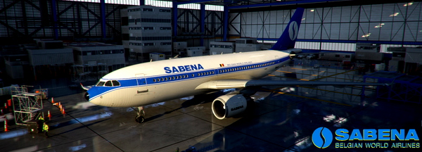 INI Simulations A310 Sabena OO-SCC - for Microsoft Flight Simulator
