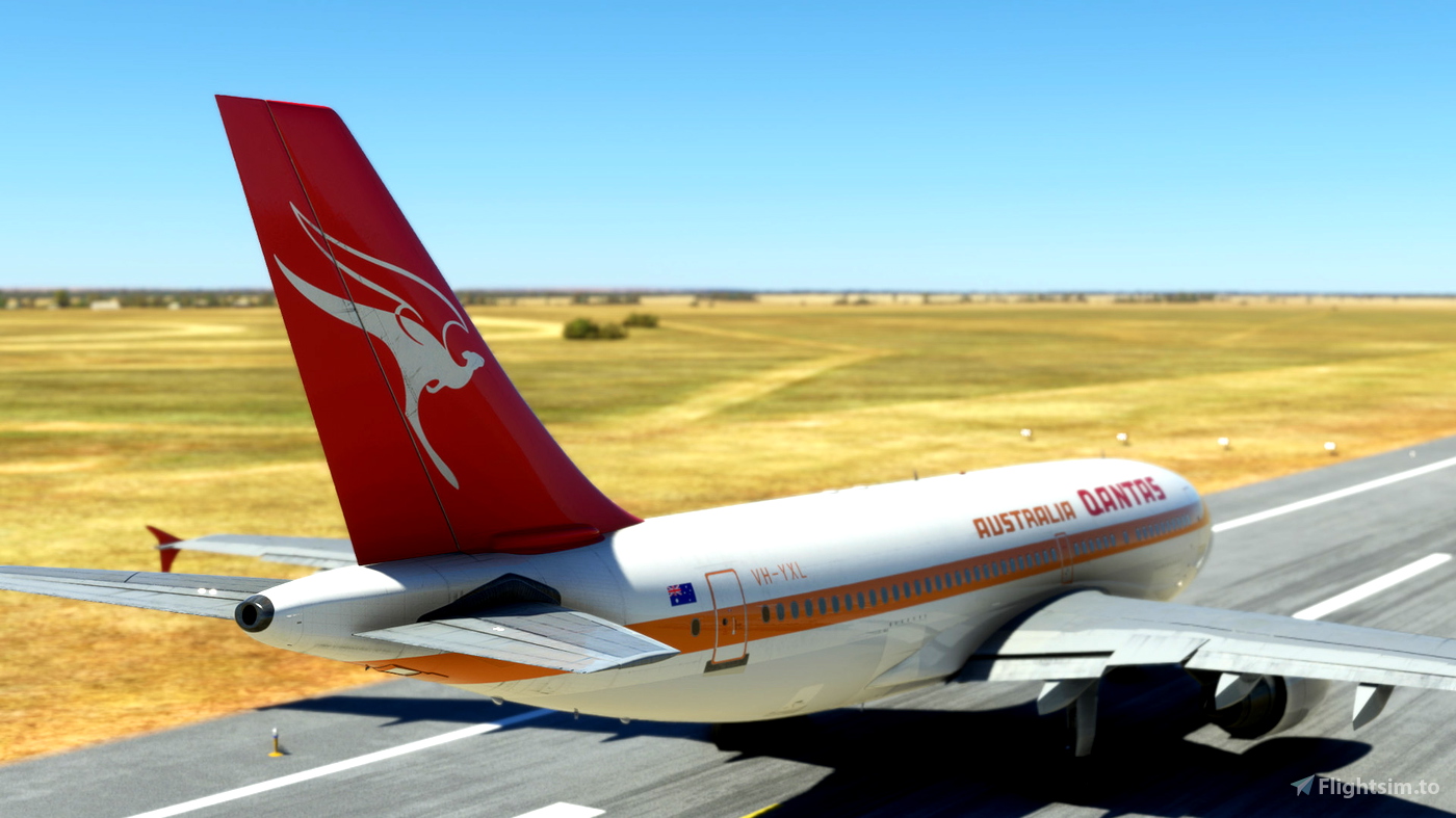 iniBuilds A310 | Qantas 'Retro Roo' Livery for Microsoft Flight ...