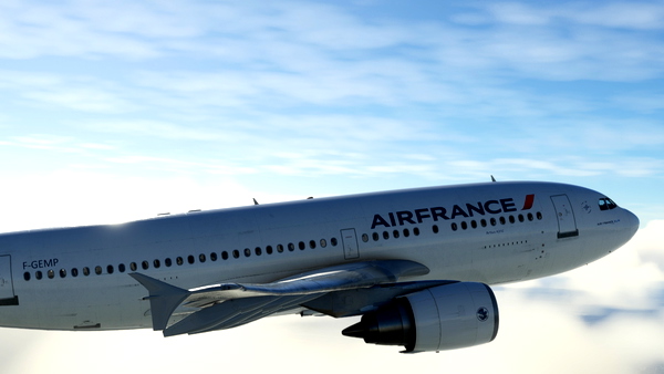 iniBuilds Airbus A310-300 Air France 2009 Livery with Blue winglets variant 8K - for Microsoft Flight Simulator