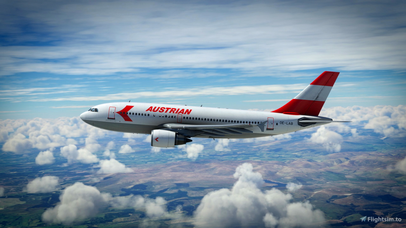 iniBuilds Airbus A310-300 Austrian Airlines Retro Livery for Microsoft ...