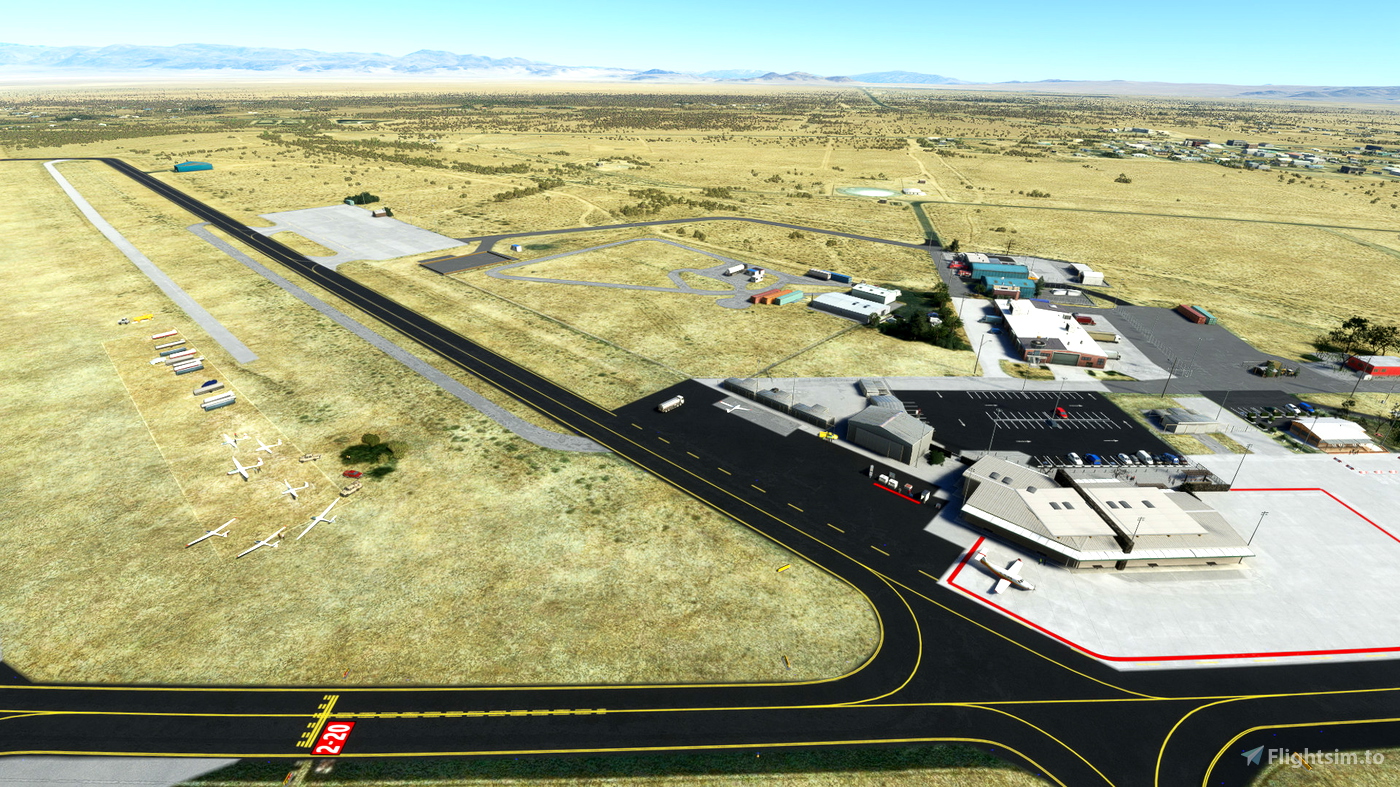 Inyokern CA KIYK for Microsoft Flight Simulator MSFS