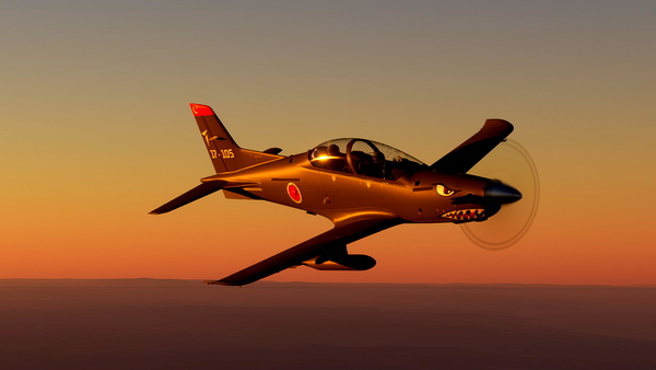 IRIS PC-21 "Hürkuş-Demo Team" Livery (Custom-8K) - for Microsoft Flight Simulator