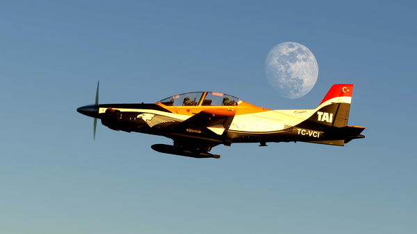 IRIS PC-21 "Hürkuş-Black" Livery (Custom-8K) - for Microsoft Flight Simulator