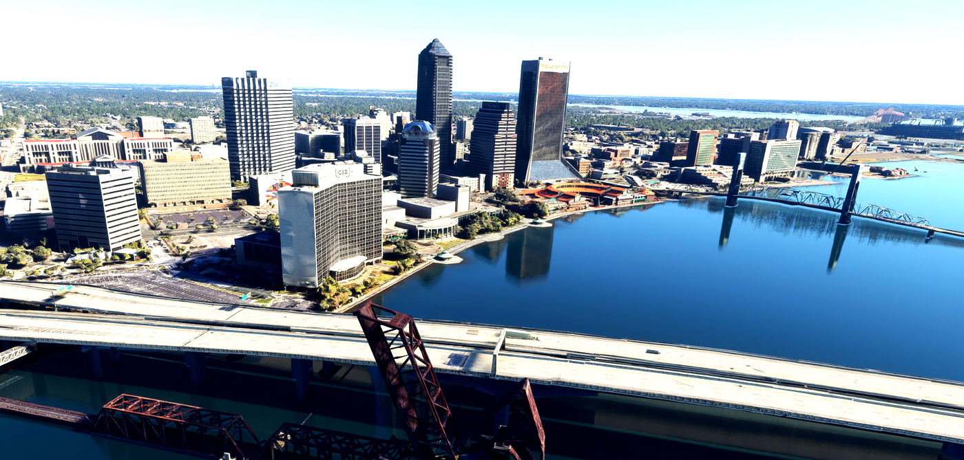 Jacksonville FL USA for Microsoft Flight Simulator MSFS