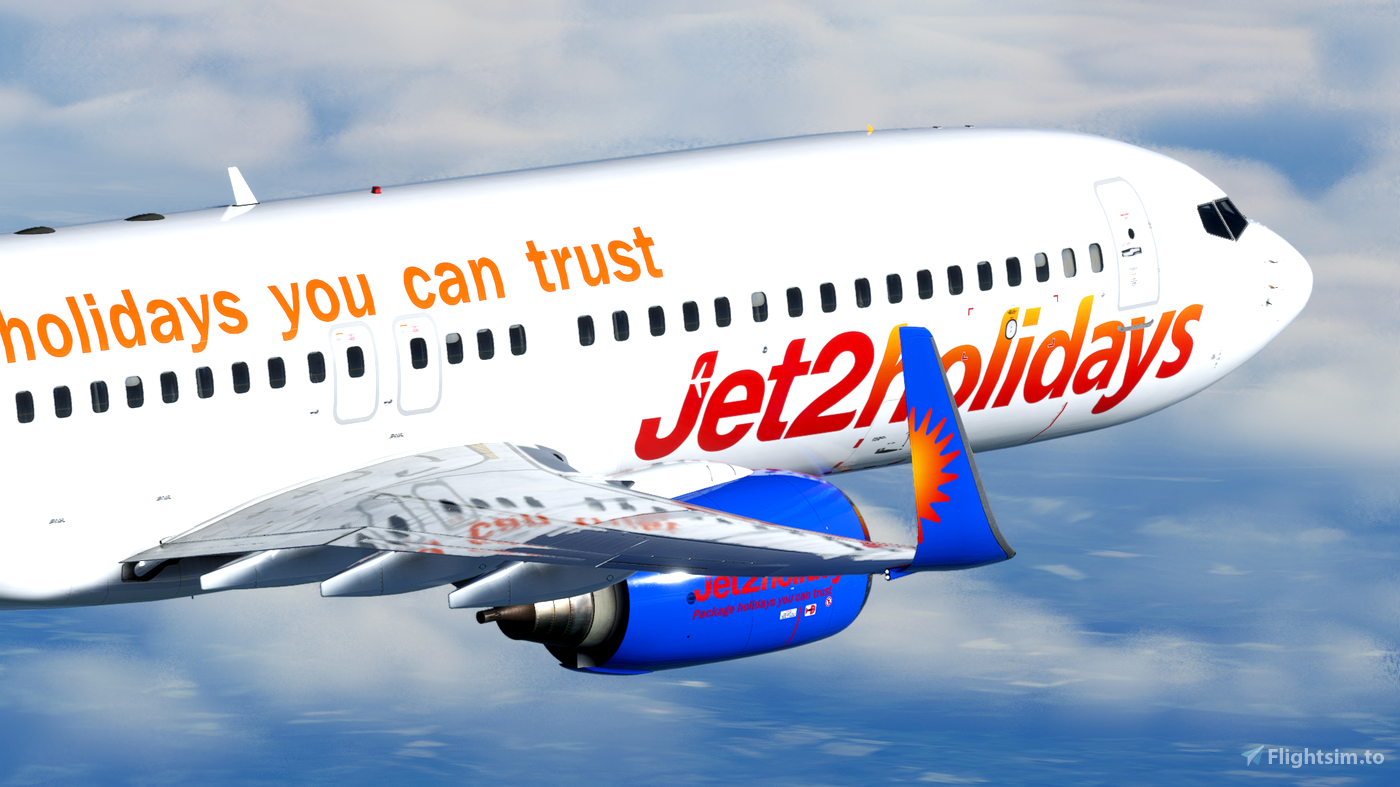 Jet2 Holidays (3Pack) PMDG 737800 for Microsoft Flight Simulator MSFS