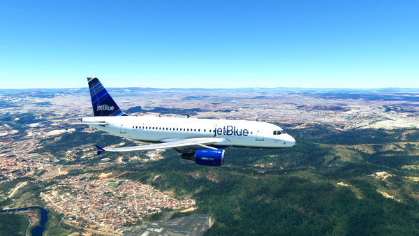 JETBLUE BARCODE A319CEO 8K - for Microsoft Flight Simulator