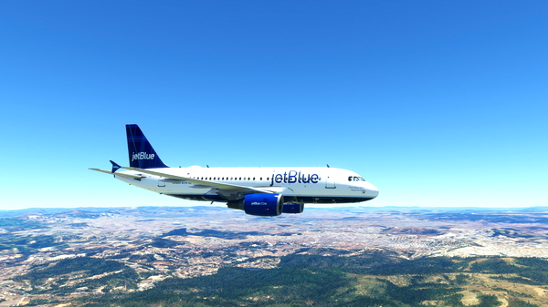 A32NX] (8K) Jet Blue NY Jets Livery for Microsoft Flight Simulator