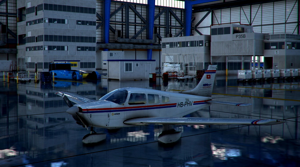 JF PA28 Warrior HB-PHV Aero Locarno - for Microsoft Flight Simulator