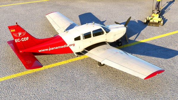 JF Piper Arrow III EC-GDF Panamedia - for Microsoft Flight Simulator