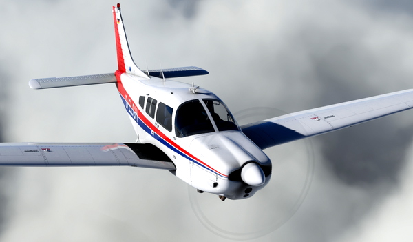 JF Piper PA-28R Arrow III D-ELGH - for Microsoft Flight Simulator