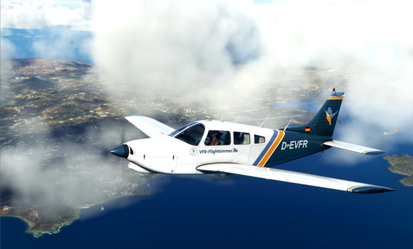 JF Piper Turbo Arrow III D-EVFR VFR-Flightsimmer - for Microsoft Flight Simulator