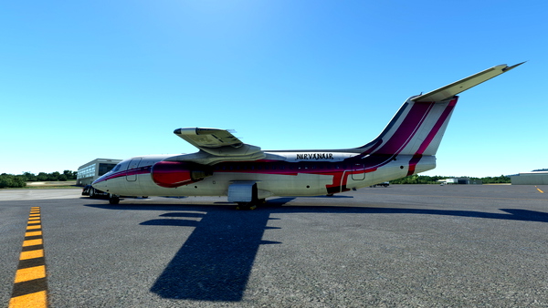 JustFlight - BAE146-300 - Nirvanair 2023 - for Microsoft Flight Simulator