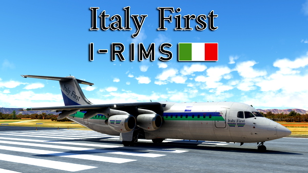 JustFlight BAe 146-300 Italy First "I-RIMS" - for Microsoft Flight Simulator