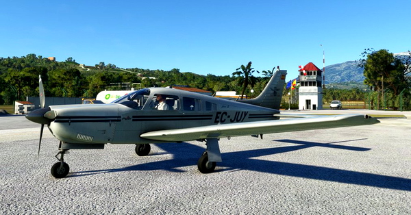 JustFlight Piper Warrior III - Real Aeroclub de Málaga (EC-JUY) - for Microsoft Flight Simulator
