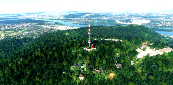 Kahlenberg Radio Tower - for Microsoft Flight Simulator