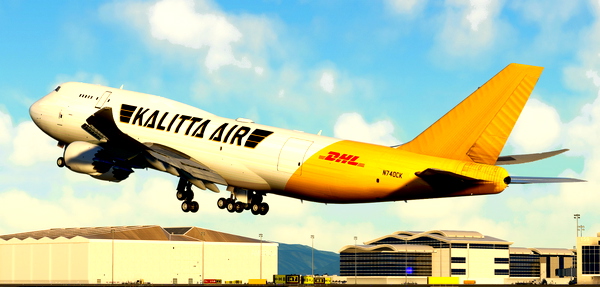 Kalitta Air/DHL 747-8 BCF N740CK - for Microsoft Flight Simulator