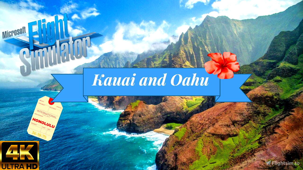 Kauai and Oahu The Hawaiian Island Tour para Microsoft Flight