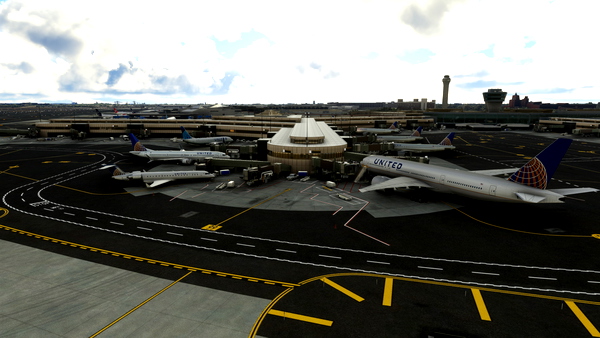 KEWR Static Aircraft - for Microsoft Flight Simulator
