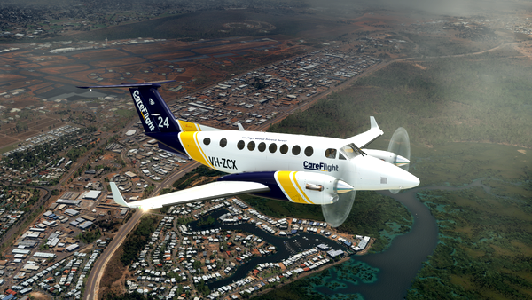 King Air - CareFlight (Asobo and Blacksquare) - for Microsoft Flight Simulator