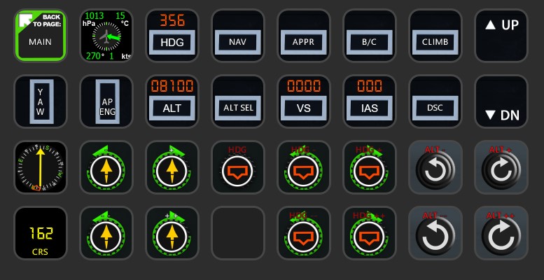 KingAir SteamGauge (Black Square) AAO Scripts & StreamDeck XL & PLUS ...