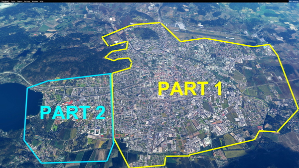 Klagenfurt High detail part 2/2 - for Microsoft Flight Simulator