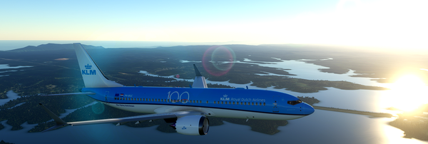 KLM 100 BREDOCK3D 737 MAX - for Microsoft Flight Simulator