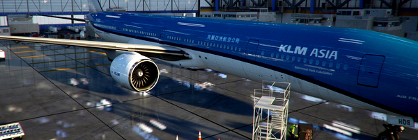KLM ASIA PH-BQH - KLM ASIA 100 - for Microsoft Flight Simulator