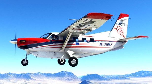 Kodiak 100, N106MF, operated by PACTEC - for Microsoft Flight Simulator