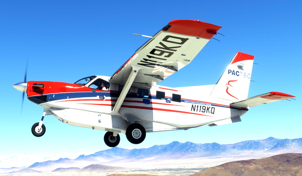 Kodiak 100, N119KQ, operated by PACTEC - for Microsoft Flight Simulator
