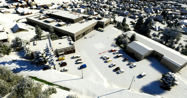 Krankenhaus de Sierre / Hôpital de Sierre - for Microsoft Flight Simulator