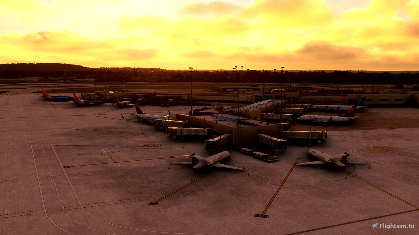 KSDF Static Aircraft for Microsoft Flight Simulator MSFS