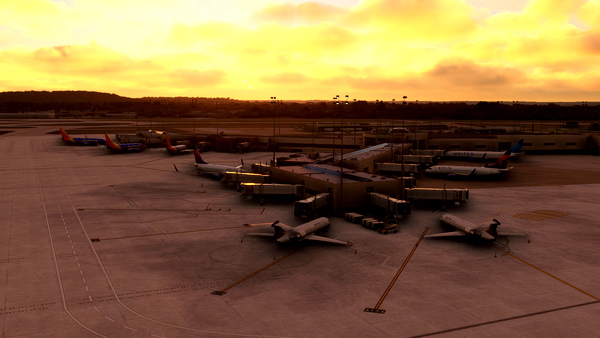 KSDF Static Aircraft - for Microsoft Flight Simulator