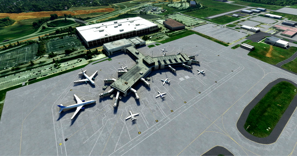 KTYS McGhee Tyson Airport V 1.0 - for Microsoft Flight Simulator