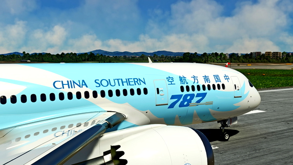 Kuro B787-8 China Southern 中国南方航空 B-2725 8k - for Microsoft Flight Simulator
