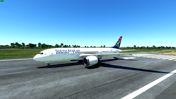 Kuro B787-8 South African Airways Livery (8K) - for Microsoft Flight Simulator