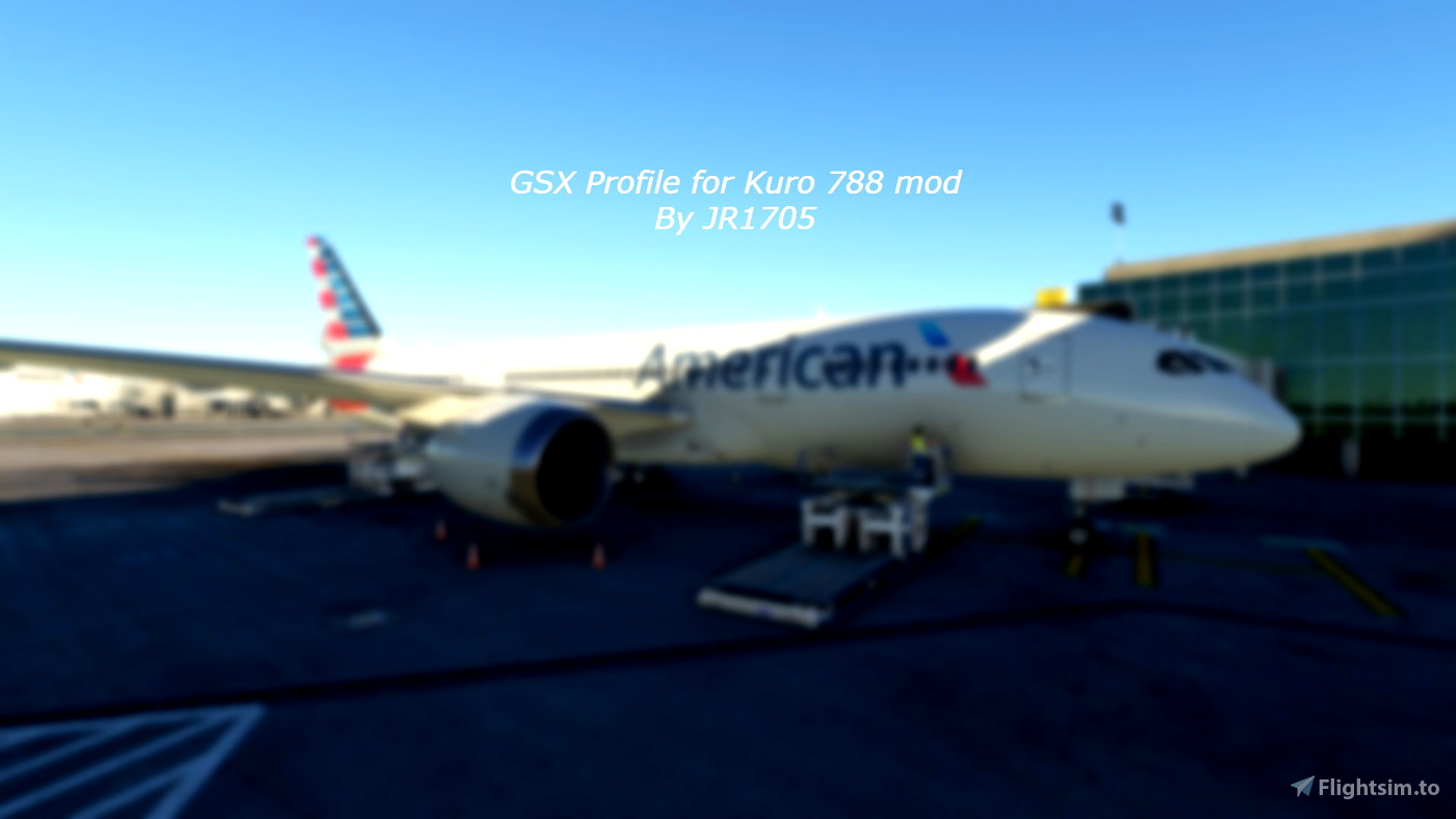 Kuro Boeing 787-8 GSX Profile for Microsoft Flight Simulator | MSFS