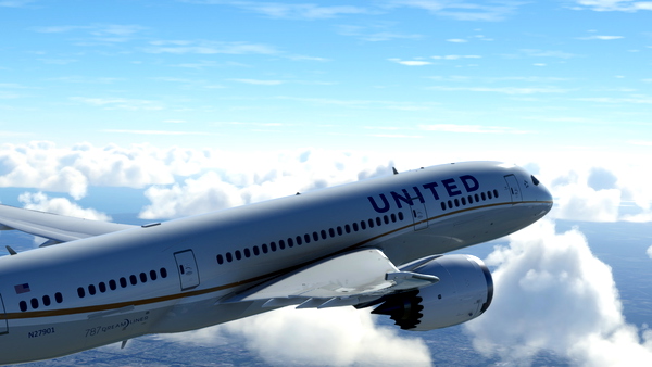 Kuro Boeing 787-800 United Airlines Unicon Livery N27901 - for Microsoft Flight Simulator