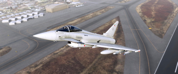 Kuwait Air Force / KAF EF-2000 Typhoon - for Microsoft Flight Simulator