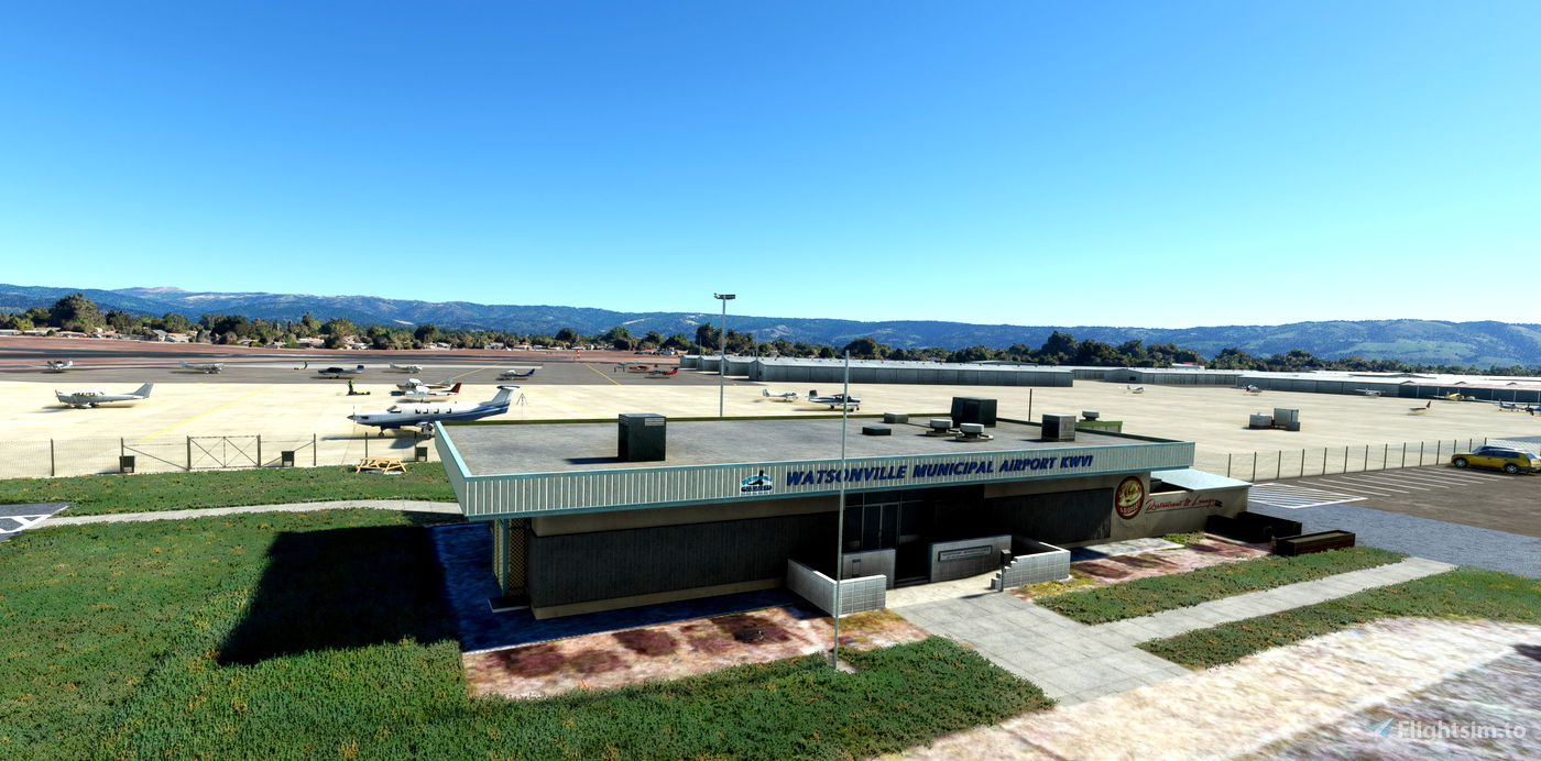 KWVI Watsonville Municipal Airport for Microsoft Flight Simulator MSFS