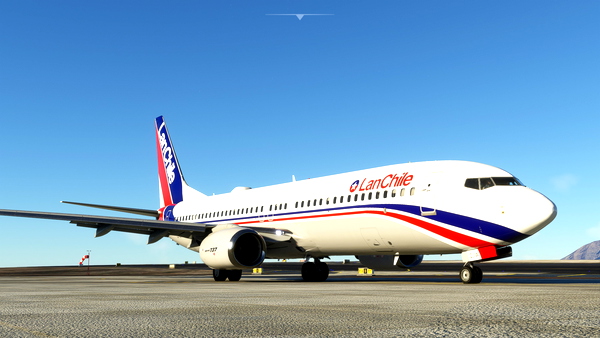 LanChile CC-CJW PMDG 738 SSW "Retro Livery" - for Microsoft Flight Simulator