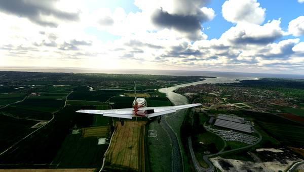 Landing at Le Touguet-Cote France - for Microsoft Flight Simulator