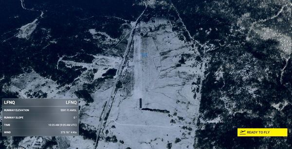Landing at Mont Louis La Quillane France - for Microsoft Flight Simulator