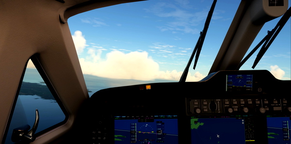 Landing at Ushant Airport/Aeroport d' Ouessant Brittany France - for Microsoft Flight Simulator