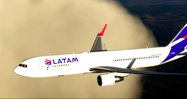Latam Brasil | PT-MOD | CaptainSim 767-300ER | 8K - for Microsoft Flight Simulator