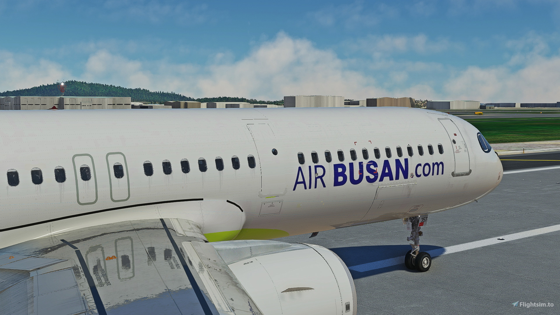 LatinVFR A321neo -LEAP Air Busan 에어부산 HL8357 8K for Microsoft