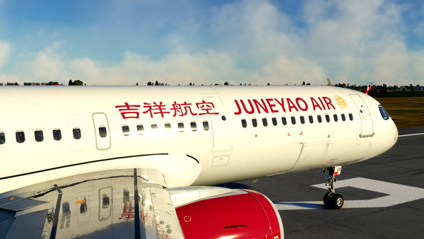 LatinVFR A321neo -PW Juneyao Air 吉祥航空 B-322E 8K - for Microsoft Flight Simulator