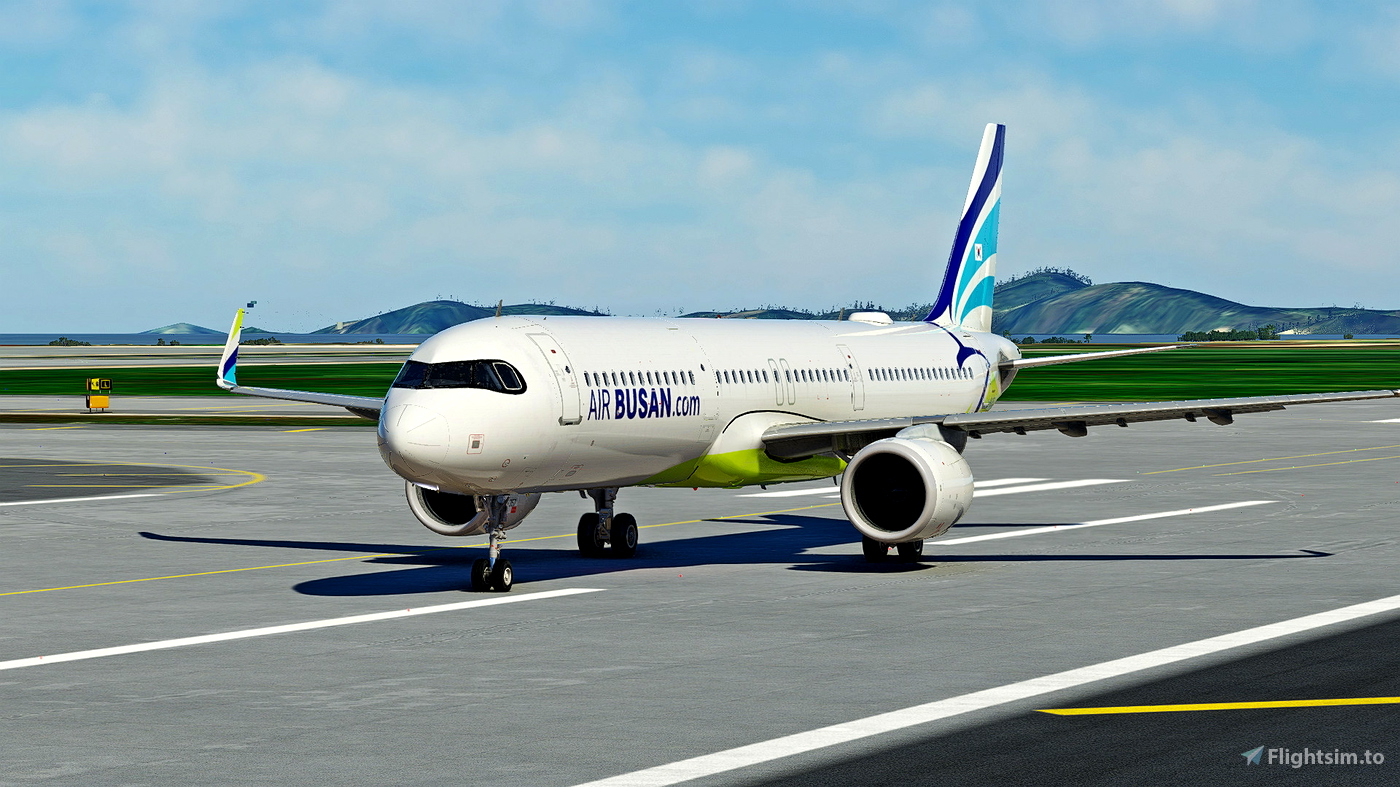 LatinVFR A321neo -LEAP Air Busan 에어부산 HL8357 8K for Microsoft Flight ...