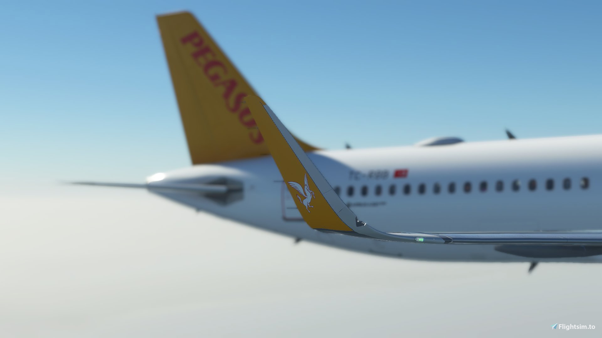 Herpa – A321neo Pegasus Airlines – Miniature échelle 1/200 – Modèle En Plastique – Décoration Et Collection