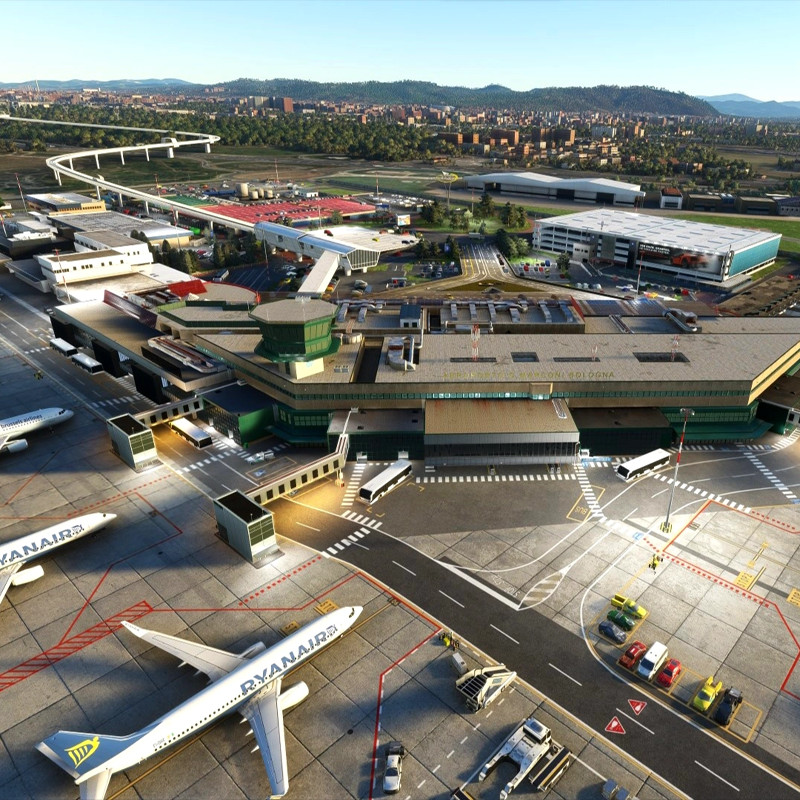 Caelus Aerial | LIPE - Bologna Guglielmo Marconi Airport For MSFS